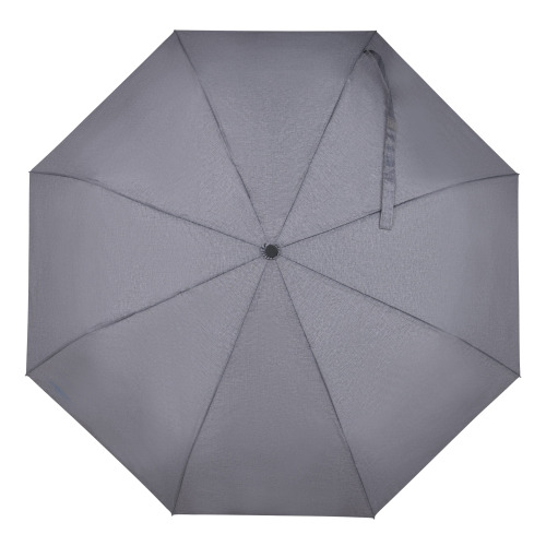 Składany parasol 21” z plastiku z recyklingu automatycznie otwierany Szary LT97112-N0061 (3)