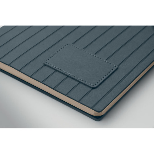 Notatnik A5 z dymionego PU Niebieski MO2663-04 (2)