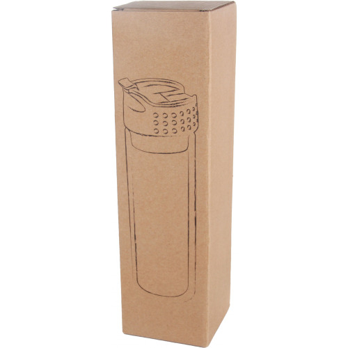 Butelka szklana termiczna 400 ml LIVIO Przeźroczysty 6287966 (10)