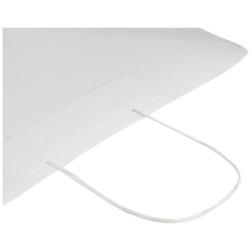 Torba z papieru Kraft ze skręconymi uchwytami – 31 x 12 x 41 cm Biały 1ZM01001 (6)