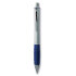 Przyciskany długopis z ABS przezroczysty niebieski IT3352-23  thumbnail