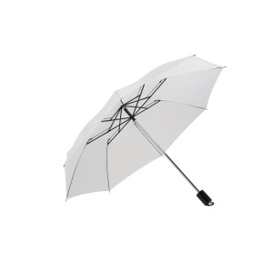 Parasol manualny Ø81 cm LILLE Biały