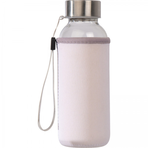 Butelka szklana z pokrowcem 300 ml LOTTE Biały 6098506 (3)