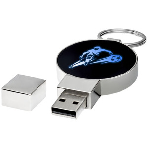 Okrągła podświetlana pamięć USB