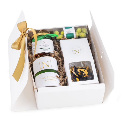 Zestaw Wirtuozeria Smaku Biało-złoty NBL03 