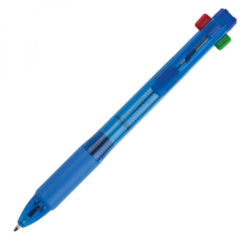 Długopis plastikowy 4w1 NEAPEL niebieski 078904 (3)