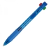 Długopis plastikowy 4w1 NEAPEL niebieski 078904 (3) thumbnail