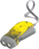Latarka 2 LED na dynamo, pasek na rękę żółty V5504-08 (2) thumbnail