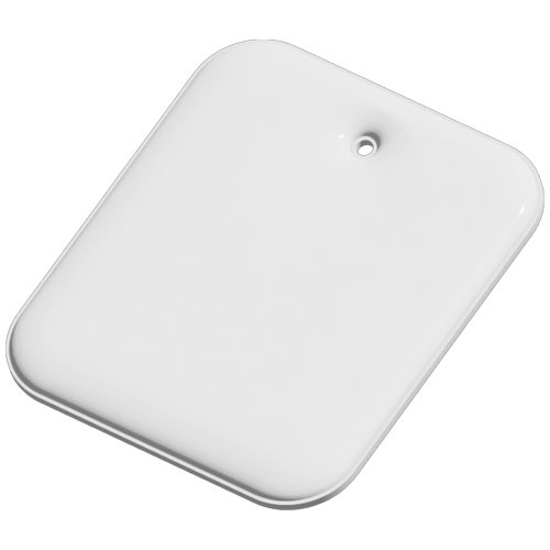 RFX™ reflective prostokątna odblaskowa zawieszka z PVC rozmiar XXL Biały 1PR12001 (2)