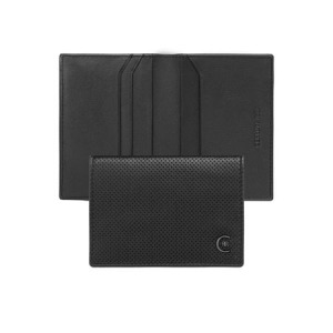 Card holder with flap Islington Black