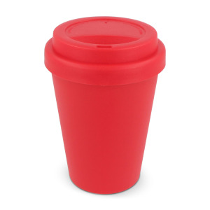 Kubek do kawy RPP w jednolitych kolorach 250ml Czerwony