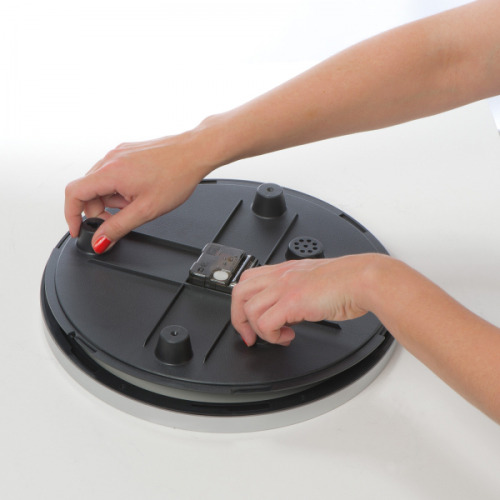 Zegar ścienny CrisMa LUIZA Czarny 4345003 (6)