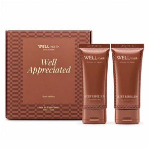 Zestaw upominkowy Wellmark Quiet Rebellion: płyn do mycia rąk 70 ml i balsam do rąk 70 ml
