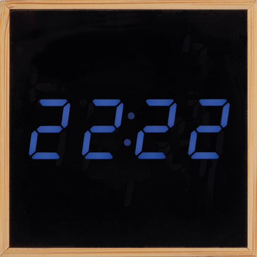 Zegar na biurko beżowy 246213 (1)