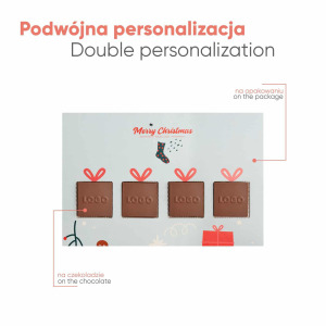 Zestaw Czekoladek Wysyłkowych Z Logo Kwadrat