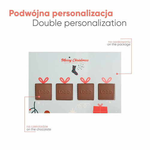 Zestaw Czekoladek Wysyłkowych Z Logo Kwadrat Wielokolorowy S0281C/XM (1)
