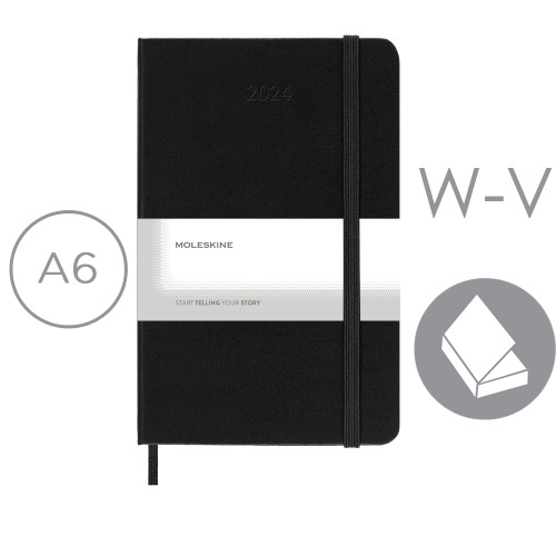 Kalendarz MOLESKINE Czarny VM296-03/2024 (8)