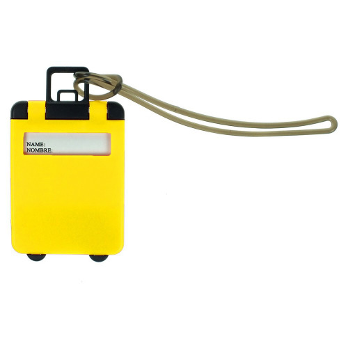 Zawieszka do bagażu żółty V4751-08 (1)