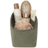 Organizer na przybory toaletowe z materiałów recyklingowanych Pack 500 g/m² Aware™  Zielony 12074661 (3) thumbnail