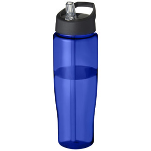 Bidon H2O Tempo® o pojemności 700 ml z wieczkiem z słomką Niebieski