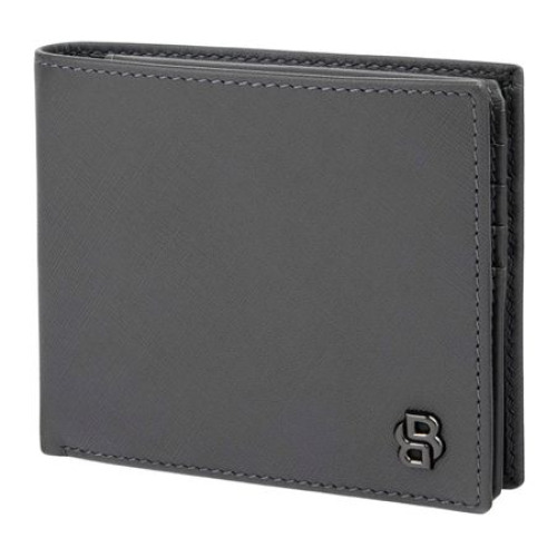 Portfel na karty Double B Saffiano Black Szary HLY526H (3)