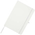 Teak notatnik A5 z twardą okładką z materiałów z recyklingu i stronami w linie Biały 10601301 (5) thumbnail