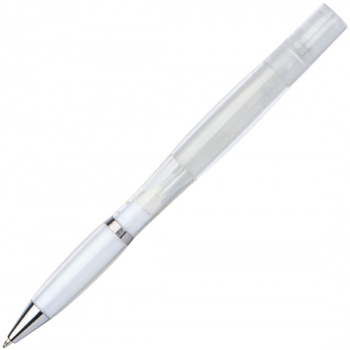 Długopis obrotowy z rozpylaczem CHARLEROI biały 177606 (2)