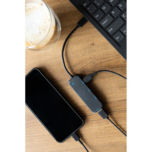 Hub USB i USB typu C z RABS | Gerard czarny V0018-03 (5)