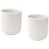 Male kubki ceramiczne o pojemności 200 ml - zestaw 2 sztuk Biały 12639901  thumbnail
