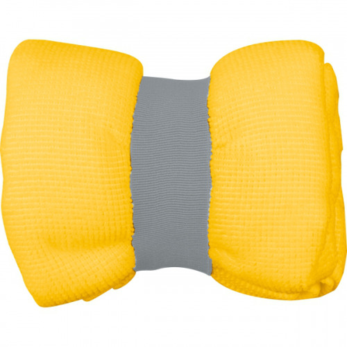 Mały ręcznik z mikrofibry 160 g/m² HUGH żółty 7475408 (4)