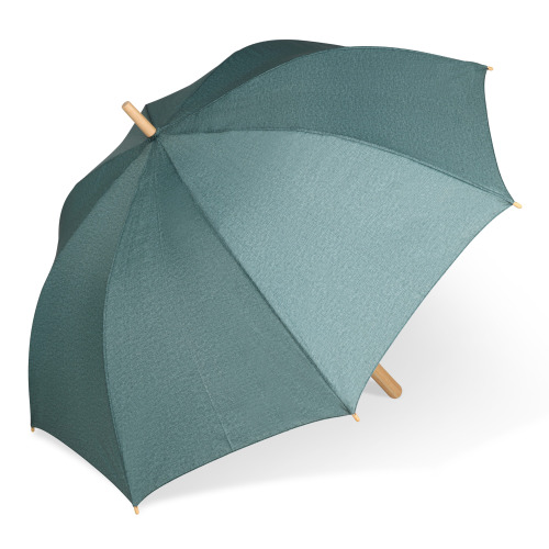 Składany parasol 25” z plastiku z recyklingu Ciemnozielony LT97114-N0030 