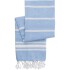 Bawełniany ręcznik hammam błękitny V8299-23  thumbnail