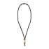 Paracord R-PET lanyard Czarny LT95306-N0002  thumbnail