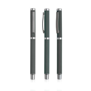 Metalowe piórko kulkowe soft touch / Jagger Light Grey