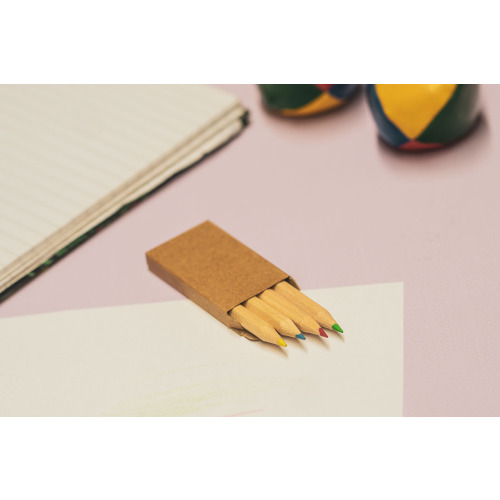 Kredki drewniane 4 kolory Brązowy 1112801 (4)