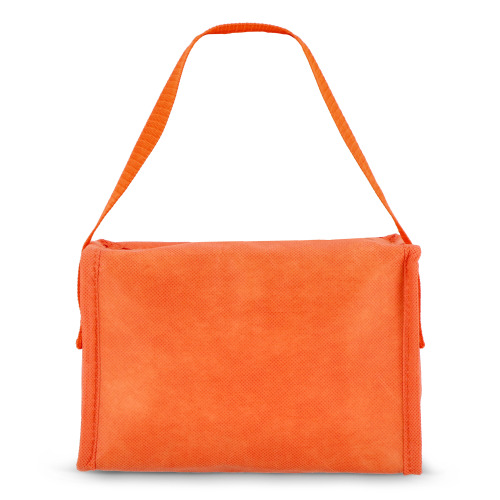 R-PET 6 Torba chłodząca na puszki z włókniny 20 x 13 x 12,5 cm 75g/m² Pomarańczowy LT95390-N0026 (5)