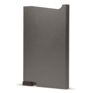Aluminiowy card-holder Stalowoszary