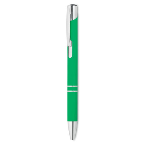 Długopis z gumowym wykończenie zielony MO8857-09 (1)