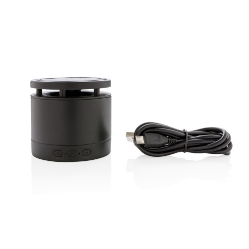 Głośnik bezprzewodowy 3W, ładowarka bezprzewodowa 5W Czarny P328.031 (2)