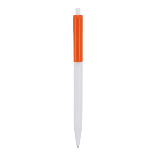 Długopis Kuma w mocnym kolorze Biały / pomarańczowy LT87877-N0126 (4)