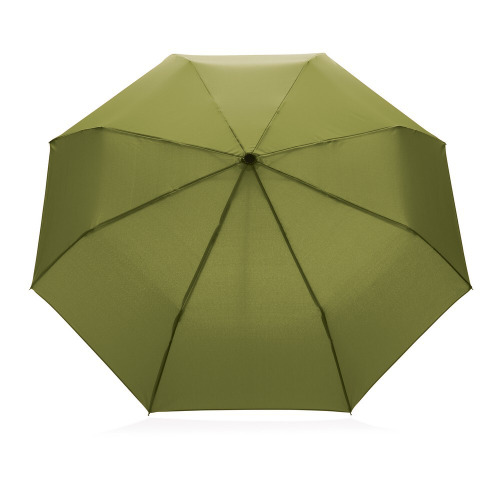 Mały bambusowy parasol 20.5" AWARE™ RPET Zielony P850.577 (1)