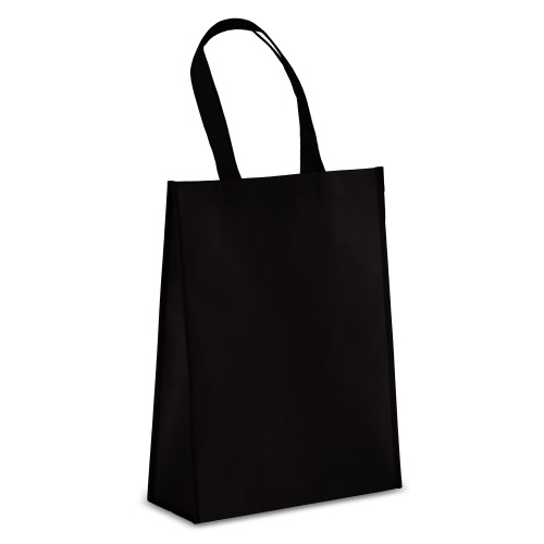 R-PET Torba transportowa laminowana włóknina 30 x 12 x 40cm 105g/m² Czarny LT91331-N0002 