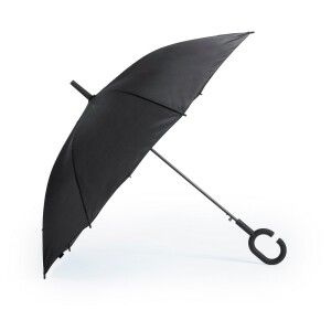 Wiatroodporny parasol, rączka C czarny