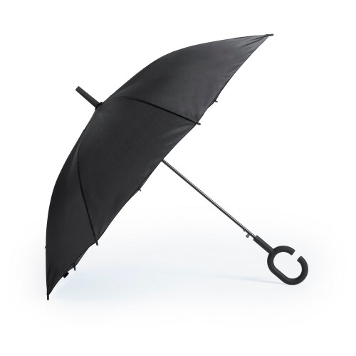 Wiatroodporny parasol, rączka C czarny V0492-03 