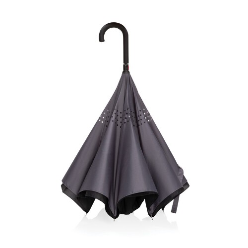 Odwracalny parasol 23" Impact AWARE rPET antracytowy P850.632 (10)