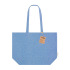 Torba na zakupy z bawełny z recyklingu Niebieski VA730-11 (1) thumbnail