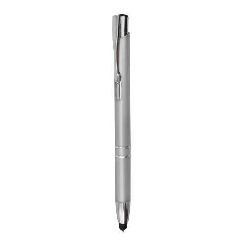 Plastikowy długopis z touchpenem / Strix Srebrny IP13148090 