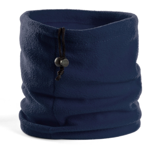 Ocieplacz na szyję i czapka, 2 w 1 Granatowy V7063/A-04 