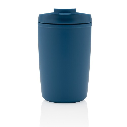Kubek podróżny 300 ml, PP z recyklingu blue P433.085 (3)