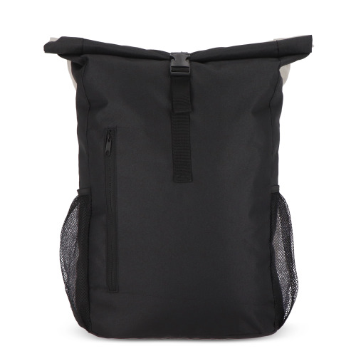 Plecak rowerowy R-PET 600D Rolltop 20L Czarny LT95351-N0002 (3)